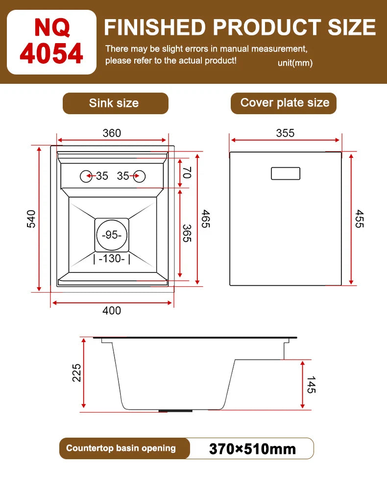 Fregadero de barra oculto de acero inoxidable para cocina, apartamento, pequeño, de una sola ranura, para coche de turismo, lavabo multifuncional con tapa.